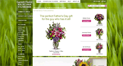 Desktop Screenshot of garrettflorist.com